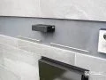 真鍮のゴールドが美しい表札