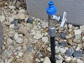 便利にお使いいただける散水用の立水栓[施工後]