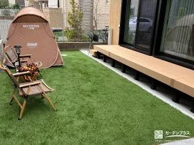 緑豊かでお子様がのびのびと遊べるお庭工事[施工後]