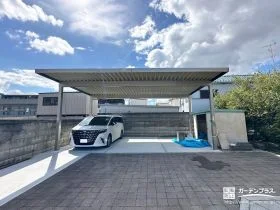 3台駐車が叶う駐車スペースの拡張リフォーム工事