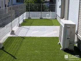 お庭をワンちゃんが走り回れるドッグランへリフォームした工事