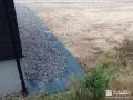 お庭に敷設した砂利①