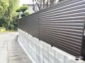 安全性と美観を兼ねた目隠しフェンスへ