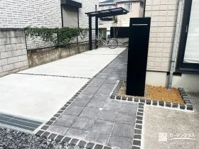 2.5mの空きスペースを有効活用!駐車場へリフォーム工事