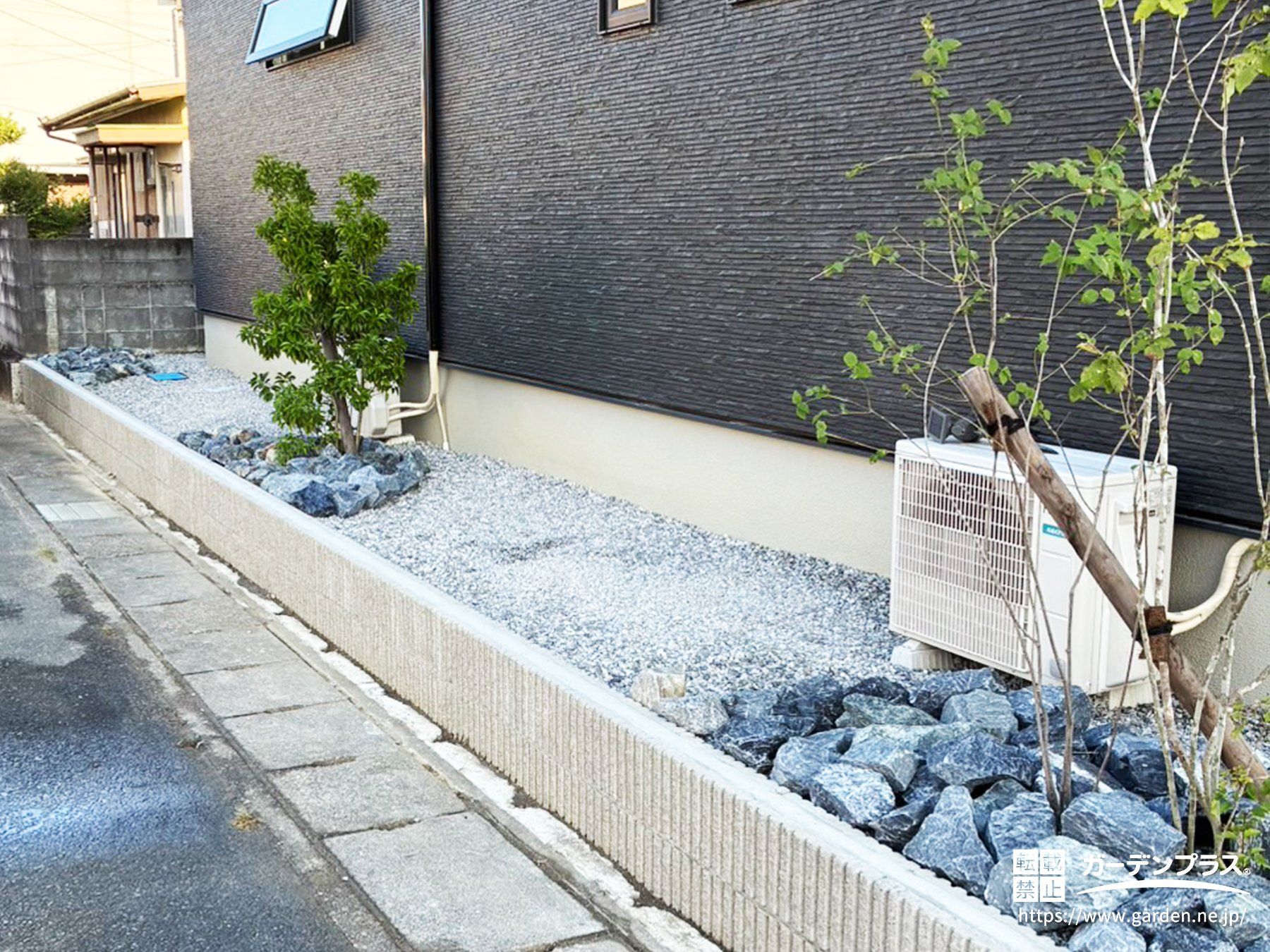 毎日の暮らしに緑の潤いを添える境界