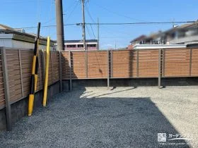 優しく視線をカットする目隠しフェンス[施工後]