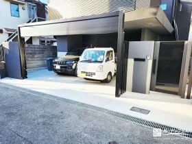 後づけのガレージシャッターで叶える安心のクローズ外構工事