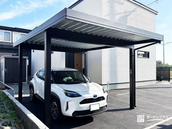 雪対策と日々の使いやすさを重視した新築外構