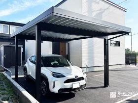 雪対策と日々の使いやすさを重視した新築外構