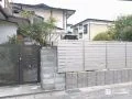 目隠しフェンスと門扉で敷地境界をすっきり整えた外構工事
