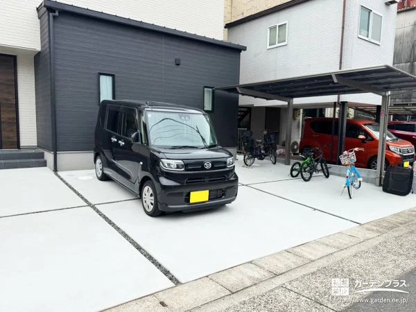 オープンとクローズを賢く両立。メリハリのある新築外構プラン