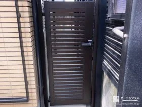 見通しを確保する門扉[施工後]