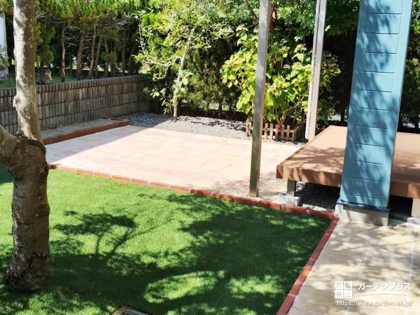 寛ぎ時間が増える家族と友達のための手入れ不要の主庭リフォーム工事