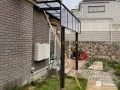 独立テラス屋根で洗濯物干しを便利にしたお庭リフォーム工事
