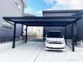 折板屋根カーポートで快適な駐車スペース