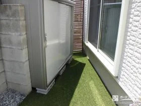 お庭の収納スペース[施工後]