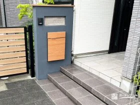 門柱と階段を見直した外構リフォーム[施工後]