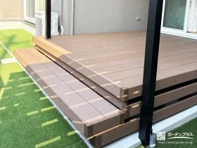 すき間対策で安心感を高めたウッドデッキ[施工後]