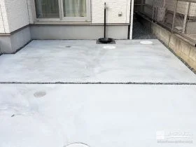 ローメンテナンスの予備駐車スペース[施工後]