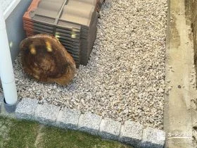 素材を切り替える部分を美しく仕上げる見切り[施工後]