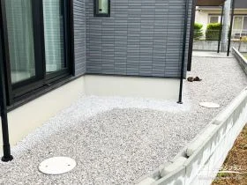 建物まわりをすっきり保つローメンテナンスの犬走り[施工後]