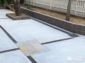 グレーチングを設けて排水性を向上させたお庭リフォーム工事