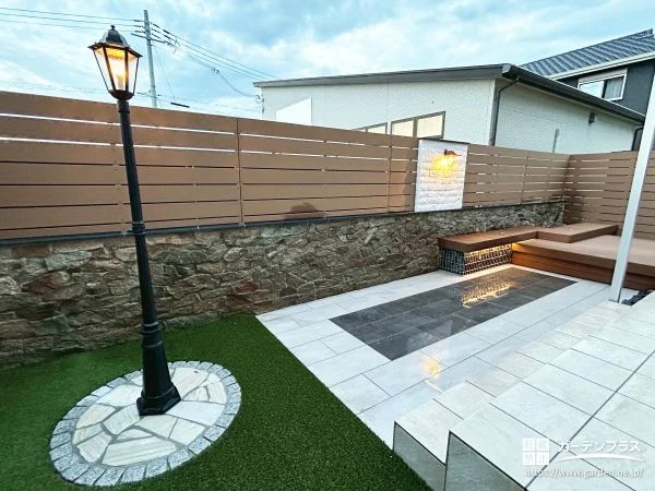 リゾート感あふれるくつろぎの庭へリフォーム工事