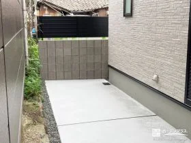 気になる視線をカットする目隠しフェンス[施工後]