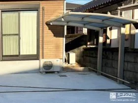 サイクルポートで自転車でのお出かけを快適に[施工後]