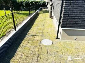 お子様の遊び場にぴったりな天然芝の庭[施工後]