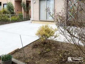 草取りに追われない土間コンクリート舗装で庭が快適になる工事