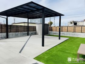 洗車がもっと楽しくなる、家族時間も包み込むカーポート×庭の外構計画