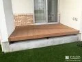 人工木製でローメンテナンスなウッドデッキ