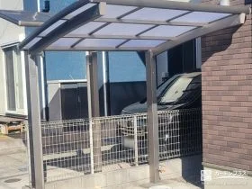 花壇を撤去し自転車を快適に停められる駐輪スペースを設けた工事