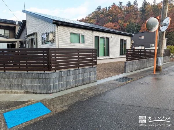 塀ひとつで印象が変わる。上質さと手入れの楽さを叶えた庭リフォーム工事