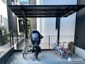 自転車を雨風、紫外線から守るサイクルポート