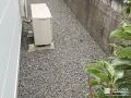 水はけ良く雑草が生えにくい砂利敷きの犬走りリフォーム工事
