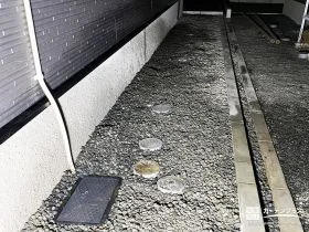 湿気と雑草を徹底ガード。清潔感を保つ犬走り[施工後]