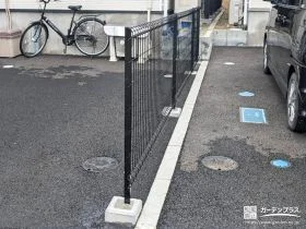 圧迫感を感じさせないメッシュフェンス[施工後]