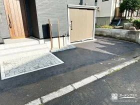 雪国での暮らしを支える。機能美と憩いを両立した新築外構