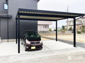 表情の変化を愉しむ。洗い出しと刷毛引きのコントラスト[施工後]