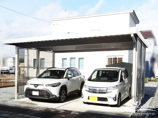 雪国でも安心。150cmの積雪に耐える頑強なカーポート