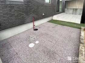 インターロッキングで雑草対策[施工後]