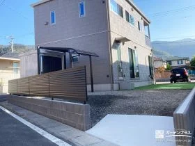 視線を気にせず寛げる。機能美を追求した目隠しフェンス[施工後]