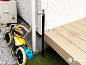 日々の動線にも配慮したスタイリッシュな立水栓[施工後]