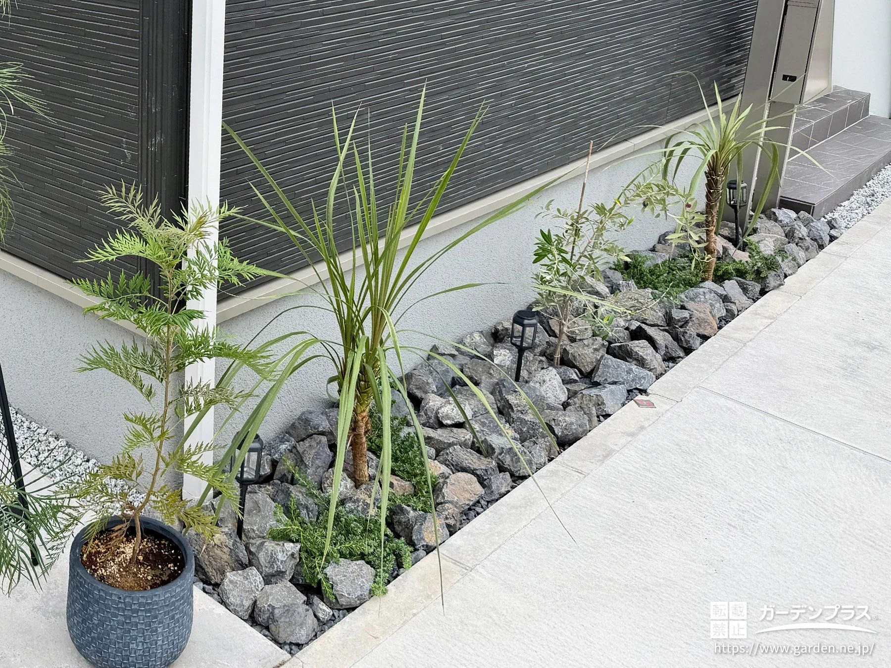 外構施工例一覧（花壇・菜園・芝生・犬走り） |画像表示| 外構工事の