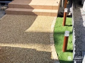 曲線アプローチが生み出す、やさしい第一印象[施工後]