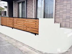 フェンスを取り付けお庭時間がより快適になったリフォーム工事