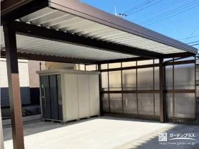 風や雨の吹き込みを抑えながら安心して使える駐車スペースへの工事