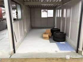 シャッターガレージスペースの使い勝手[施工後]
